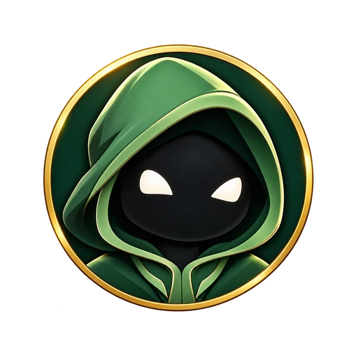 Illustrated green hooded Grove character